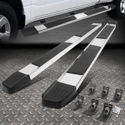 FOR 09-24 DODGE RAM 1500 2500 3500 CREW CAB SS 6" FLAT STEP BAR RUNNING BOARDS - Image 1 of 4