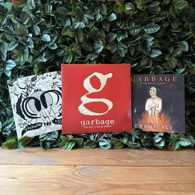RARE Garbage Vinyl Lot SIGNED RSD Screaming Females + Chemicals + NYKOP VG/VG+ - Image 1 of 4