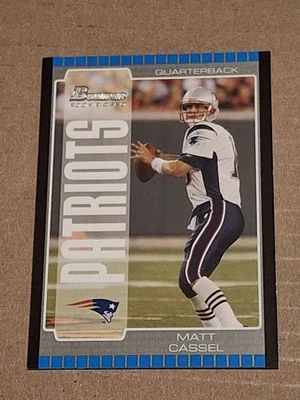 2005 MATT CASSEL BOWMAN NFL ROOKIE CARD RC #222 NEW ENGLAND PATRIOTS USC TROJANS - Image 1 of 2