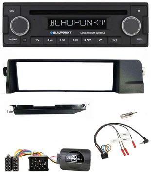 Blaupunkt Lenkrad Bluetooth DAB CD USB Autoradio für BMW 3er E46 98-07 Profi Run - Bild 1 von 4