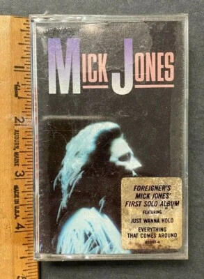 1989 ATLANTIC RECORDS * MICK JONES * SOLO ALBUM SEALED CASSETTE TAPE (AA) - Image 1 of 3