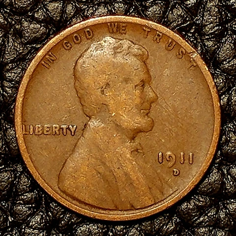 1911-D Lincoln Wheat Cent ~ GOOD (GD) Condition ~ $20 ORDERS SHIP FREE! Cover