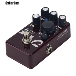 Electric Guitar Distortion Overload Effects Pedal High Gain Dynamic Effector - Picture 1 of 6