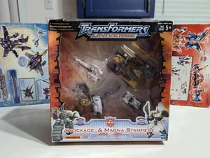 Transformers Universe, Stockade & Magna Stampede W/ Prowl & Terradive, 2004, New - Picture 1 of 6