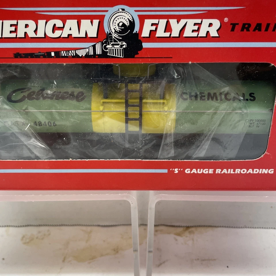 American Flyer 1996 Celanese Chemicals Tank Car AMF 48406