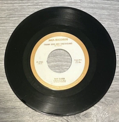 Roy Clark-Thank God And Greyhound/ I Never Picked Cotton-45-7"-P-2743 Rare Label - Image 1 of 2