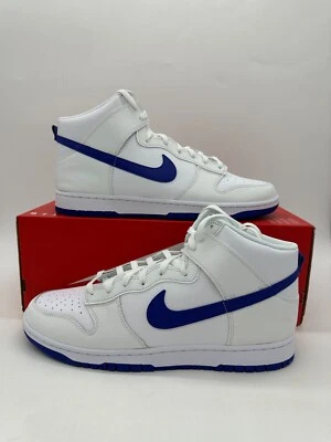 Nike Dunk High Retro Men's Size 13 White Concord Blue nby Shoes DV0828 101 - Image 1 of 4