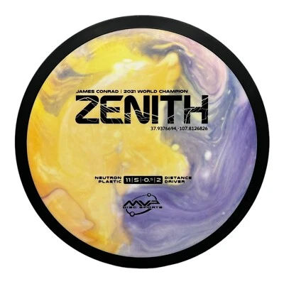 MVP Neutron Plastic James Conrad Zenith Custom Dyed 169g - Image 1 of 2