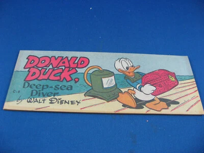 WHEATIES  PROMO DONALD DUCK DEEP SEA DIVER  VF+  1951 C-3 - Image 1 of 2