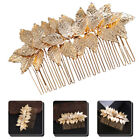 Gold Leaf Bridal Hair Comb Clip for Wedding Party
