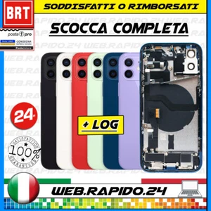 BACK COVER SCOCCA POSTERIORE COMPLETA+FLEX+FRAME APPLE IPHONE 12 TELAIO VETRO!!! - Foto 1 di 1