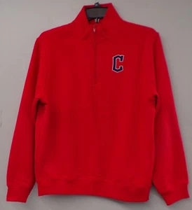 Cleveland Indians/Guardians "C" Mens 1/4 Zip Pullover XS-4XL, LT-4XLT New - Picture 1 of 9