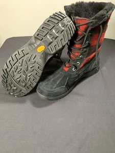 Mens UGG Redwood Butte Vibram All-Weather Winter Boots Buffalo Plaid Size 10 - Picture 1 of 9