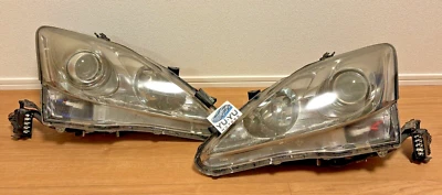 Lexus Genuine IS250 IS350 IS-F 05-10 HID Xenon Headlight Lamp Pair OEM JDM Foto 1 de 4
