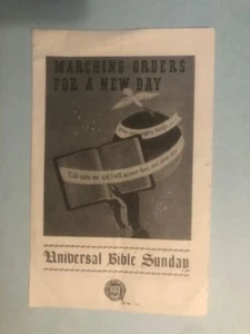 St Matthews Lutheran Church Mansfield OH- service bulletin program 1940's - Picture 1 of 5