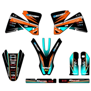 2001-2002 EXC SURGE Orange Senge Graphics Kit Compatible with KTM - Bild 1 von 10
