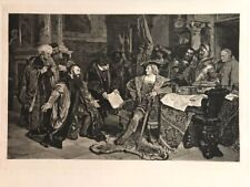 Kunstdruck: Kaiser Maximilian I. empfängt nach der Einnahme von Verona eine um F