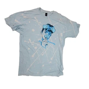 Artist Charles Gitnick End Gun Violence T-Shirt Paint Splatter Portrait Sz M - Picture 1 of 18