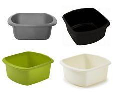 Large And Small Plastic Rectangular Washing Up Bowl Available in 4 Colours New
