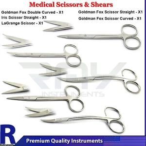 Tijeras de disección dental tejido blando eliminación de sutura corte tijeras de zorro Goldman - Imagen 1 de 6