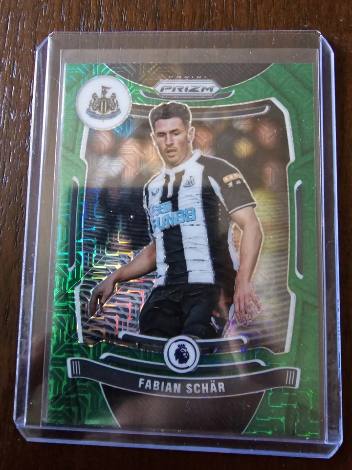 21-22 Panini Prizm EPL H2 Green Mojo Fabian Schar - Image 1 of 2