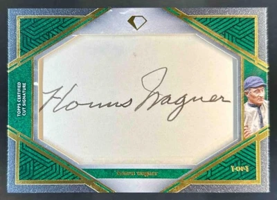 2024 Topps Diamond Icons Honus Wagner corte inmortal firmas automático #1/1 piratas Foto 1 de 2