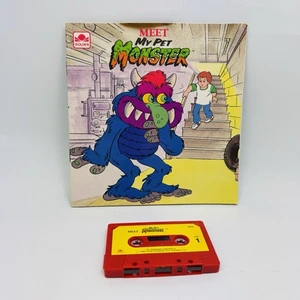 RARE 1986 Meet My Pet Monster Golden Book & Audio Cassette Tape 13934 - Picture 1 of 3