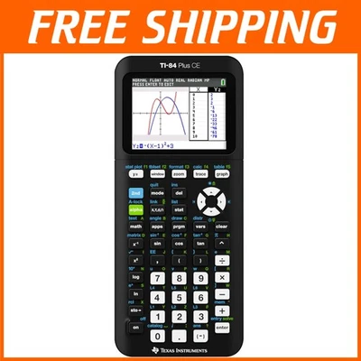High-Resolution Graphing Calculator, Black - Image 1 of 4