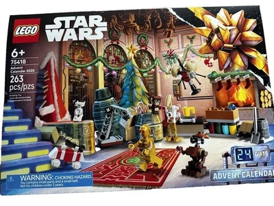 NIB 2025 LEGO Star Wars Advent Calendar 263 pc 75418 Christmas set FAST SHIP - Image 1 of 3