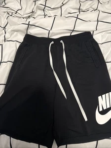 Nike Sportswear Club Fleece Shorts Mens Sz L Black - Picture 1 of 9
