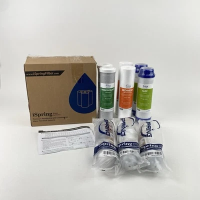 iSpring F9K Alkaline Reverse Osmosis Water Filtration 1-Year Replacement Kit - Image 1 of 4