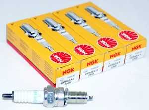 Set of 4 Genuine NGK 2306 CPR8EA-9 Nickel Spark Plugs - Picture 1 of 10