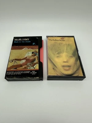 THE ROLLING STONES 2 CASSETTE Lot 1975 1973 Made In The Shade Goats Head Soup - Image 1 of 4