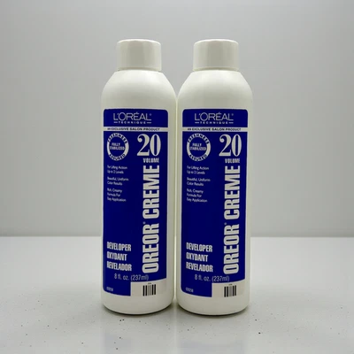 L’Oréal Oreor 20 volúmenes crema desarrollador paquete de 2 • 8 oz cada uno Foto 1 de 4