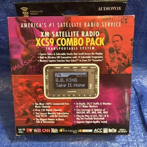Audiovox XM Satelliten Radio XCS9 Combo Pack XR9 Receiver Fernbedienung Auto Kit - Bild 1 von 2