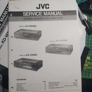 Manual de servicio JVC - AX-330BK, AX-440BK, AX-550BK - Amplificador completo (AC017) - Imagen 1 de 1