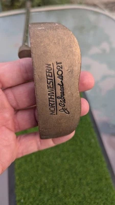 NorthWestern J.C. Snead 402T Brass Putter - all original - Image 1 of 4