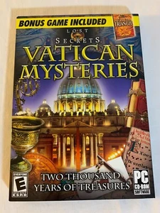 Lost Secrets: Vatican Mysteries Plus Bonus Game Bermuda Triangle PC Brand New - Picture 1 of 9