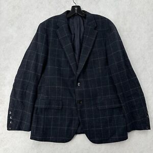 Boglioli Milano Blazer Jacket Mens 44R Wool Silk Linen 2-Button Tweed Sport Coat