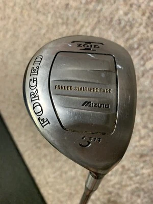 Mizuno T-Zoid Forged Stainless Face 3 Wood 13* Mens RH Golf Club R Flex Graphite - Image 1 of 4