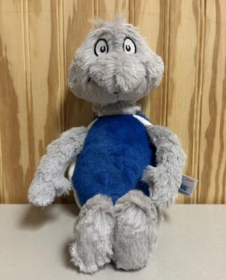 Dr. Seuss Yertle The Turtle 11" Aurora Plush Stuffed Character Animal Blue Shell - image 1 of 4