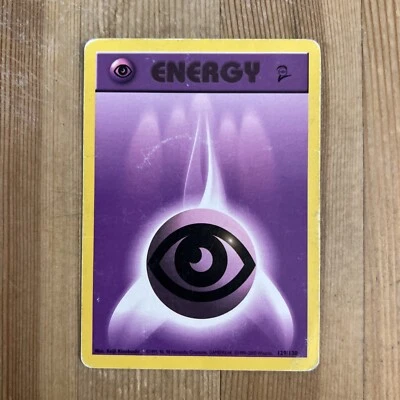 Psychic Energy 129/130 - Base Set 2 - Common Pokemon Card DMG - Image 1 of 2