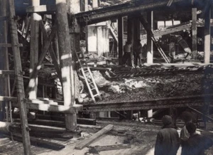 France Paris Fire Printemps Destruction Old Photo 1921 - Picture 1 of 4