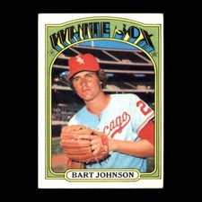 Bart Johnson 1972 Topps Chicago White Sox #126 Vintage Set Filler! 4