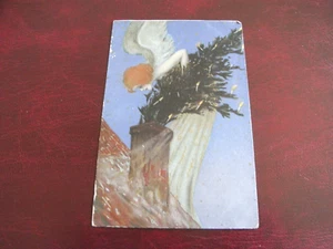 ORIGINAL  RAPHAEL KIRCHNER  ART NOUVEAU GLAMOUR POSTCARD, CHRISTMAS TREE. - Picture 1 of 2