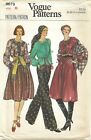 RARE Vogue 9679 A-Line Top & Dress w Pockets, Dirndl Skirt, Pants & Shawl Sz 8