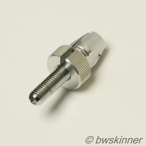 Ajustador de cable/cañón de aluminio y tuerca de bloqueo. M7 x 1. - Imagen 1 de 2