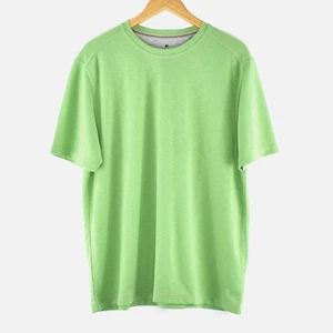 Camiseta WOOLRICH Riverside Ajuste Fácil Diario Dobladillo Recto Verde Pera Para Hombres - L - Imagen 1 de 4