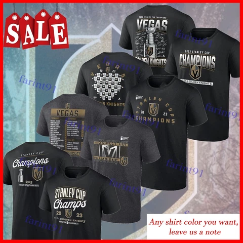SALE!!! Vegas Golden Knights 2023 Stanley Cup Champions Both Side T Shirt S-5XL Cover