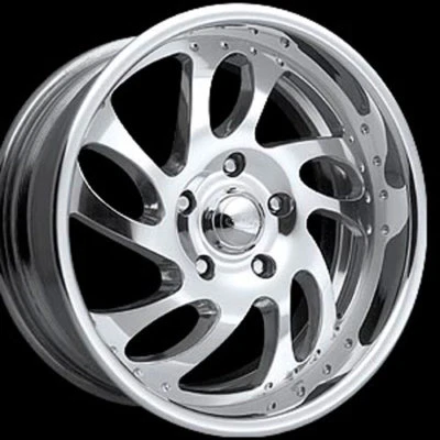 18x8" American Eagle 217 Series Polished Aluminum Wheel 5-135mm BC - Image 1 of 2